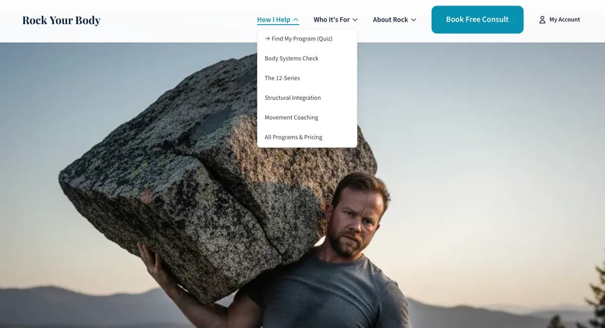 Rock Ur Body website